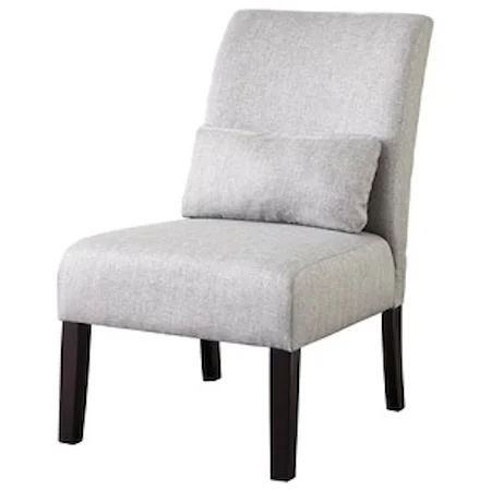 Contemporary Accent Chair in Performance Fabric